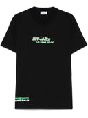 Tricou OFF WHITE, Barber 2, Picture Print, Black, Slim Fit