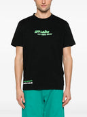 Tricou OFF WHITE, Barber 2, Picture Print, Black, Slim Fit