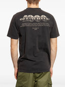 Tricou OFF WHITE, Painting Art Print, Black, Slim Fit