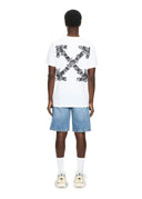 Tricou OFF WHITE, Heraldic Arrow Slim T-shirt, Alb
