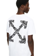 Tricou OFF WHITE, Heraldic Arrow Slim T-shirt, Alb