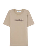 Tricou OFF WHITE, Heraldic Arrow Slim T-shirt, Beige