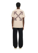 Tricou OFF WHITE, Heraldic Arrow Slim T-shirt, Beige
