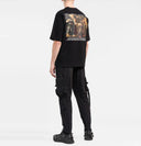Tricou OFF WHITE,  Alphabet Character Printing Casual Straight Short Sleeve White T-Shirt