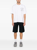 Tricou OFF WHITE, Dragon Skate, White, Skate Fit