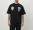 Tricou OFF WHITE, Wizzard Print, Black, Skate Fit