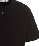 Tricou OFF WHITE, Alien Mushrooms, Negru, Skate Fit