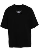 TRICOU OFF WHITE, ARR SKATE Print, OMAA120S24JER0031001, Oversized