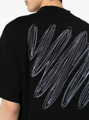 Tricou OFF WHITE, Scribble Diags, Negru