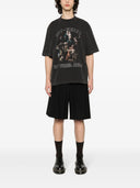 Tricou OFF WHITE, Mary Skate cotton T-shirt, Negru, Oversized