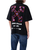 Tricou OFF WHITE, Printed Logo, OMAA120S25JER0081001, Skate Fit