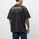 Tricou OFF WHITE, Martyrdom Printed, Men, Oversized, Dark Grey