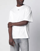 Tricou OFF WHITE, Chain Arrow Skate, Relaxed Fit, Alb