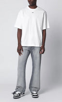 Tricou OFF WHITE, Chain Arrow Skate, Relaxed Fit, Alb