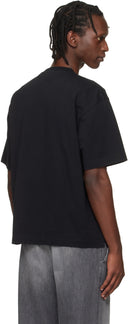 Tricou OFF WHITE, Statement TEE, Oversized Fit, Negru