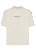 Tricou OFF WHITE, Statement TEE, Oversized Fit, Cream