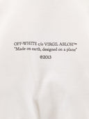Tricou OFF WHITE, Statement TEE, Oversized Fit, Cream