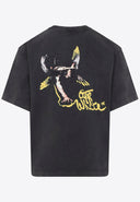 Tricou OFF WHITE, Fallen Caravaggio Skate Faded T-shirt, Negru