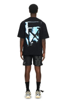 Tricou OFF WHITE, 3D Spray Arrow Skate T-shirt, Negru