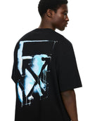 Tricou OFF WHITE, 3D Spray Arrow Skate T-shirt, Negru
