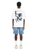 Tricou OFF WHITE, 3D Spray Arrow Skate T-shirt, Alb