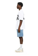 Tricou OFF WHITE, Spray Logo Skate T-shirt,Alb
