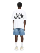 Tricou OFF WHITE, Spray Logo Skate T-shirt,Alb