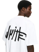 Tricou OFF WHITE, Spray Logo Skate T-shirt,Alb