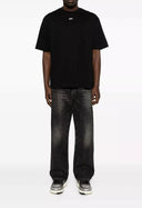 Tricou OFF WHITE, STAMP SKATE SS TEE, Negru