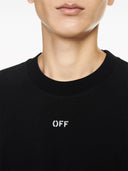 Tricou OFF WHITE, Full Black. OMAA161C99JER0011001