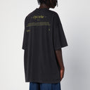 Tricou OFF WHITE, Statue Print, Black, Oversized