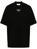 Tricou OFF WHITE, Bandana Arrow OMAA161S24JER0011001, Skate Fit