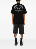 Tricou OFF WHITE, Bandana Arrow OMAA161S24JER0011001, Skate Fit