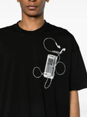 Tricou OFF WHITE, Scan Arr Oversized