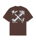 Tricou OFF WHITE, Scan Arr Oversized OMAA161S24JER0022806