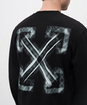 Tricou OFF WHITE, Long  Sleeve, Arrow Logo, Black
