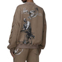 BLUZA OFF WHITE, S.MATTHEW PRINT Beige