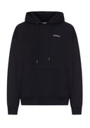 Hanorac OFF WHITE, HALF ARROW SKATE HOODIE, Negru