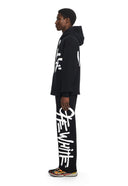 Pantaloni OFF WHITE, Spray Logo Sweatpant, Negru