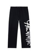 Pantaloni OFF WHITE, Spray Logo Sweatpant, Negru