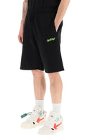 Pantaloni Scurti OFF WHITE, Arrows Prints, Negru