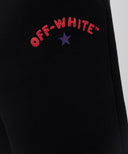 Pantaloni Scurti OFF WHITE, Red Logo Insert, Black