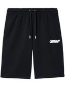 Bermude OFF WHITE, Spray Arrow Track, Black