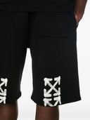 Bermude OFF WHITE, Spray Arrow Track, Black