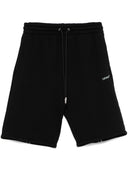 Pantaloni Scurti OFF WHITE,  Back Arrows Motif, Black