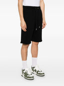 Pantaloni Scurti OFF WHITE,  Back Arrows Motif, Black