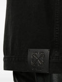 Jacheta OFF WHITE,  Varsity Skate Trucker,  Black