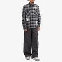 CAMASA OFF WHITE, Check Flannel, Butterfly Insert, Black