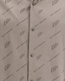 Camasa OFF WHITE,  Jacquard Bowling Shirt, Beige