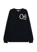 Pulover OFF WHITE, Bookish Shared Crewneck Sweater